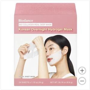 Biodance Bio-Collagen Real Deep Mask Korean Overnight Hydrogel Mask 24 Pack NWT